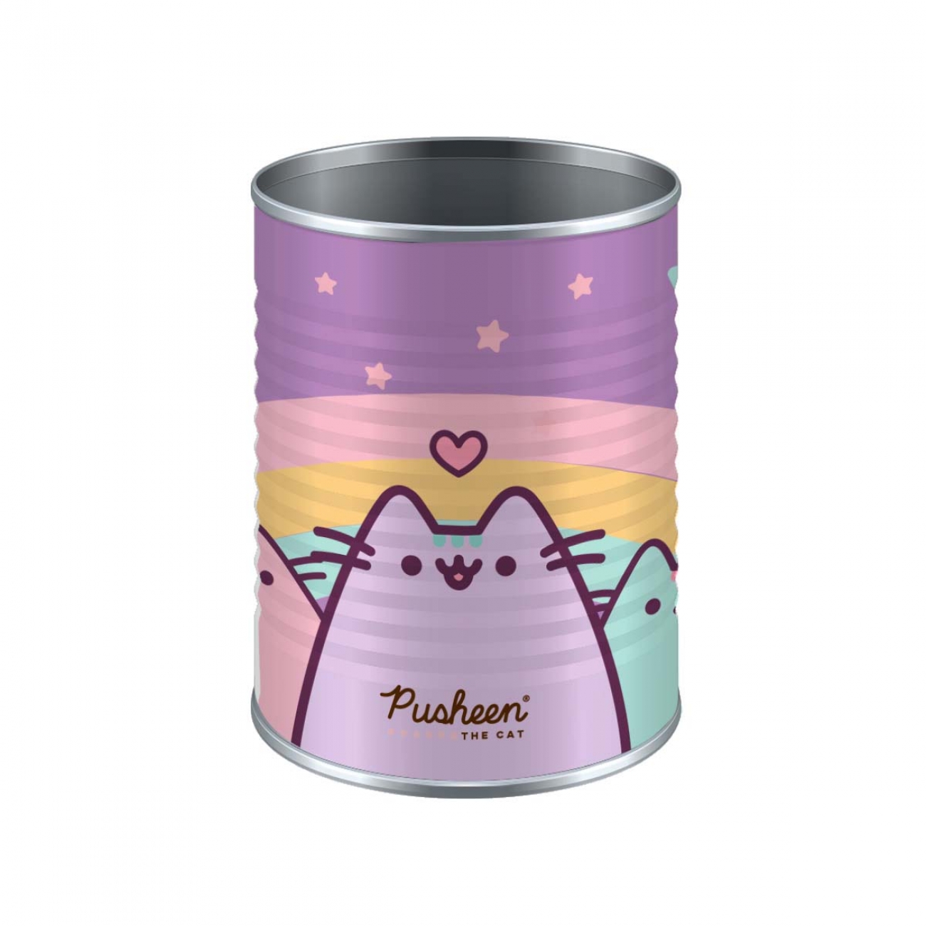 Стакан для ручок металевий «Pusheen»