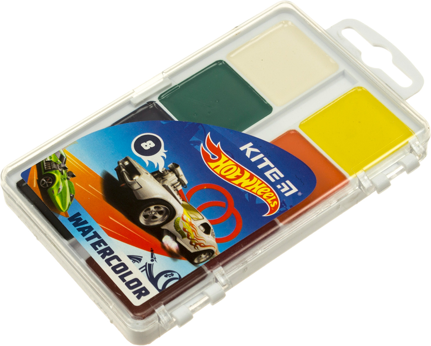 Акварель 8 кольорів «Hot Wheels» б/п