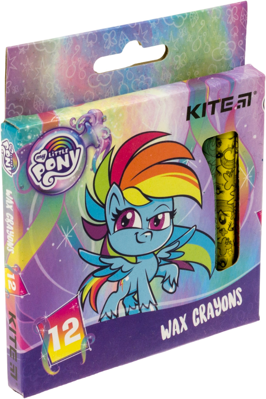 Крейда воскова 12 кольорів Litlle Pony