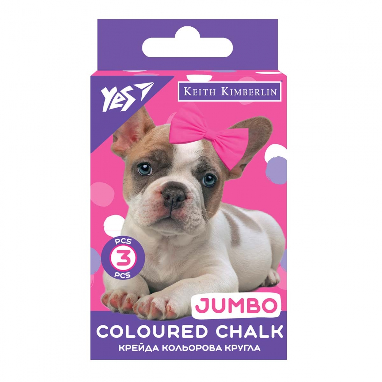 Крейда кольорова 3 шт Jumbo Keith Kimberlin