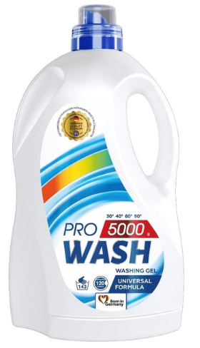 Прал. порошок рідкий 4л гель «Pro Wash» універсал