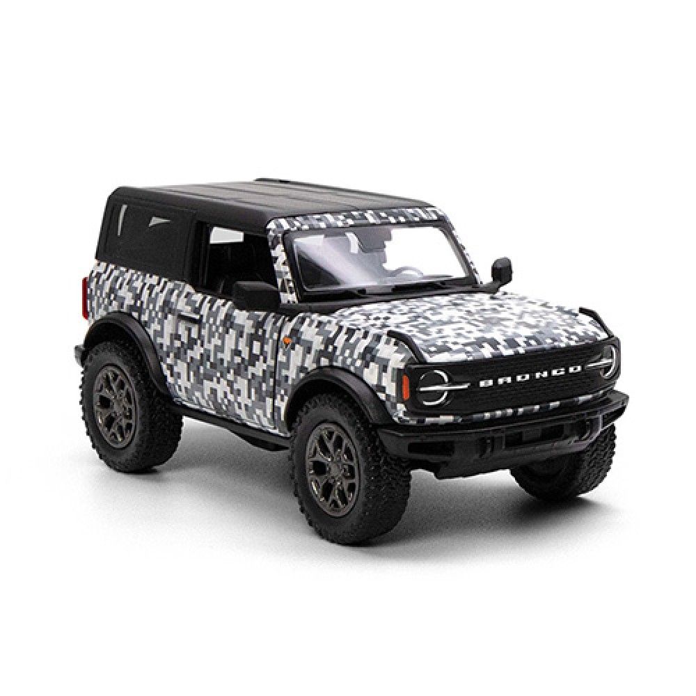 Машина інер-а металева Ford Bronco Camo Edition 2022,в коробці, 16×7,5×8см, 3 кольори