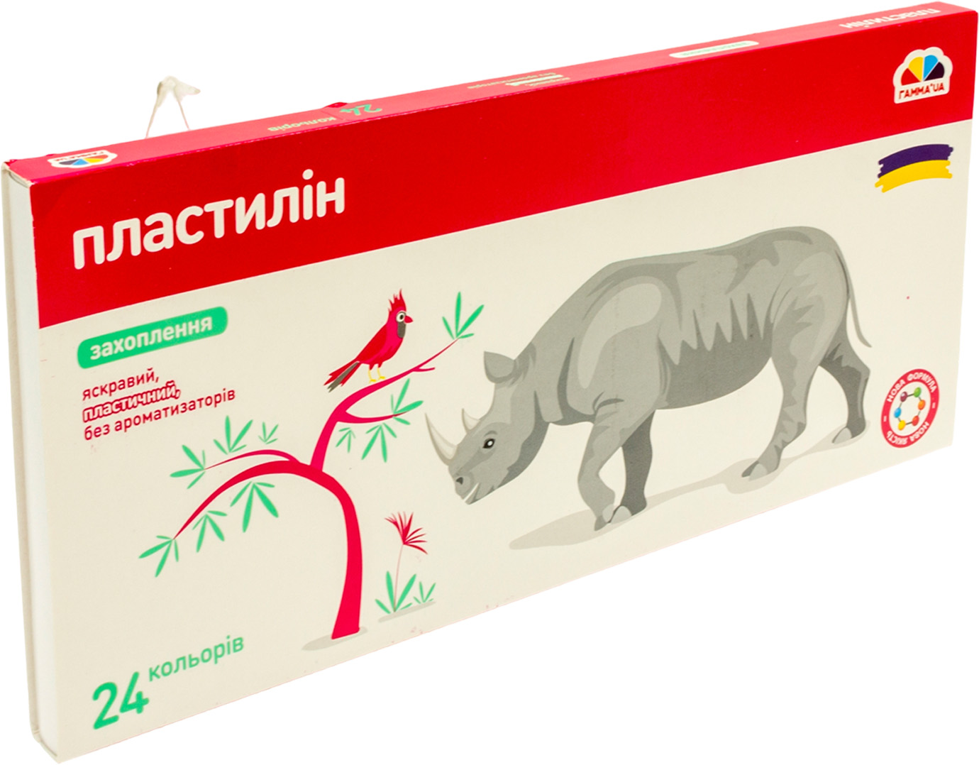 Пластилін «Гамма UA» Захоплення 24 кольори 384гр зі стеком