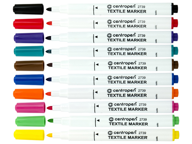 Набір маркерів 10 Textile 2 мм 10 кольорів 2739.