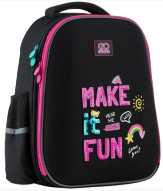 Рюкзак каркасний Education Make it fun 2 відділення, 2 кишені