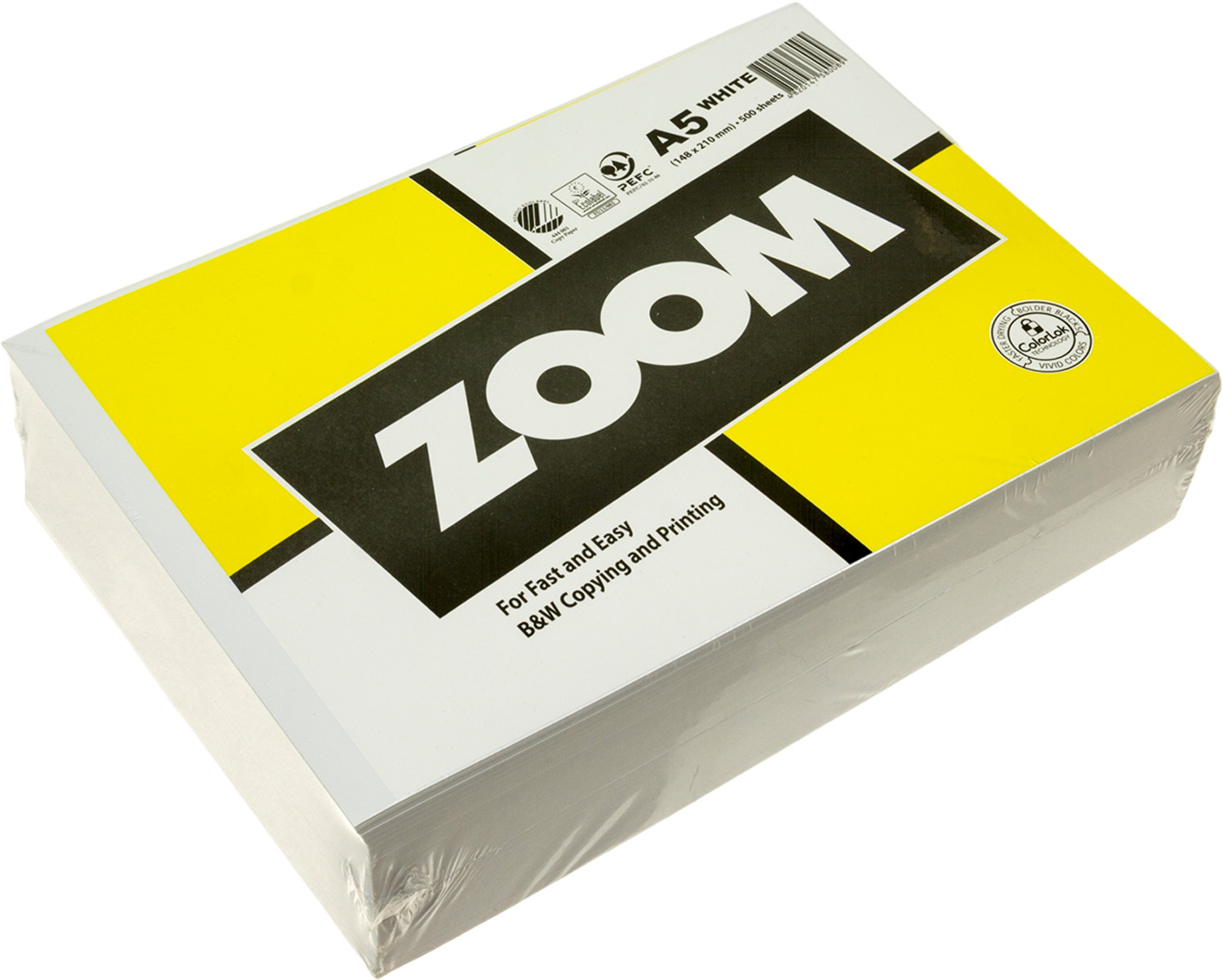 Папір офісний A5 Zoom 80 г/м2 С (500 шт)