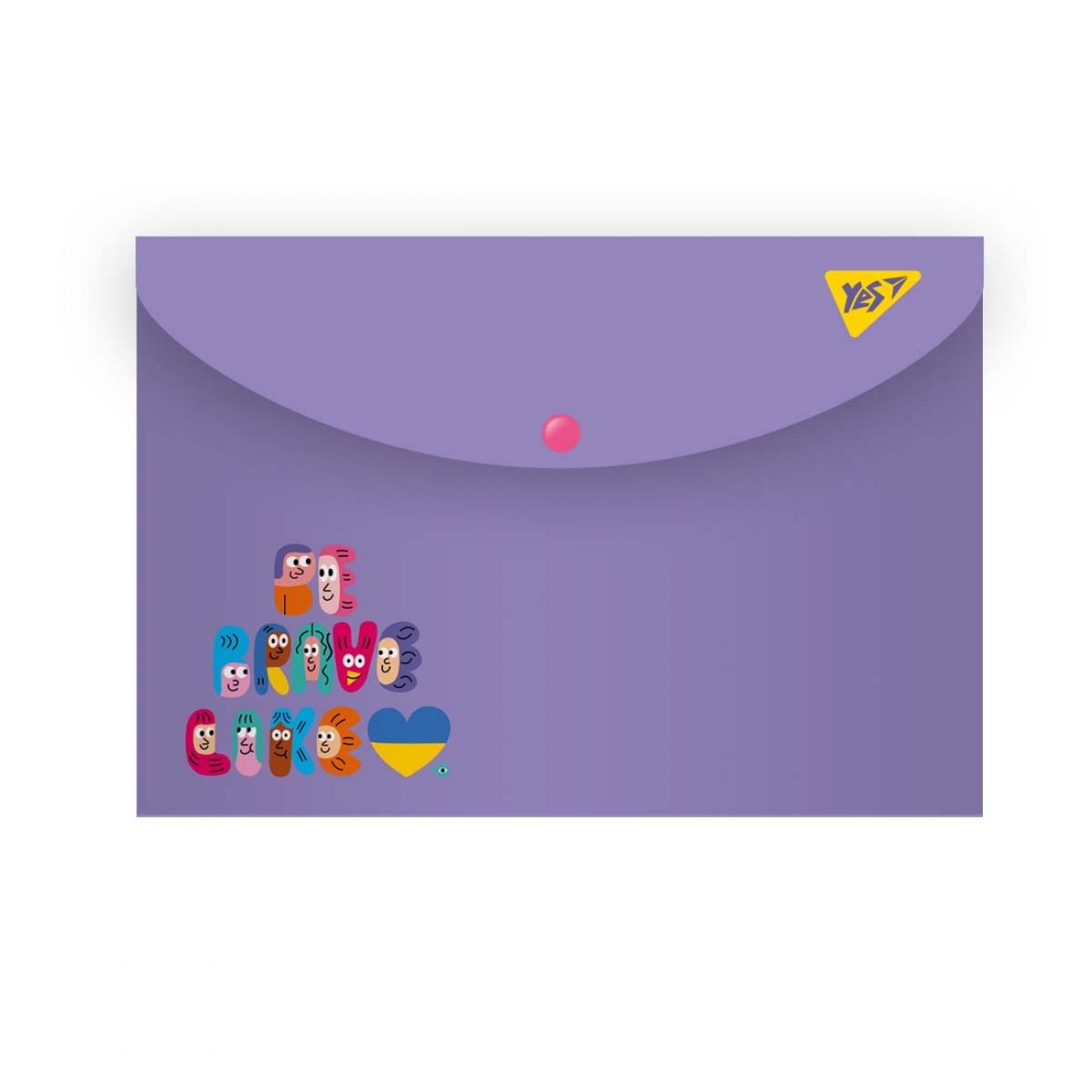 Папка-конверт В5 Stand with Ukraine на кнопці