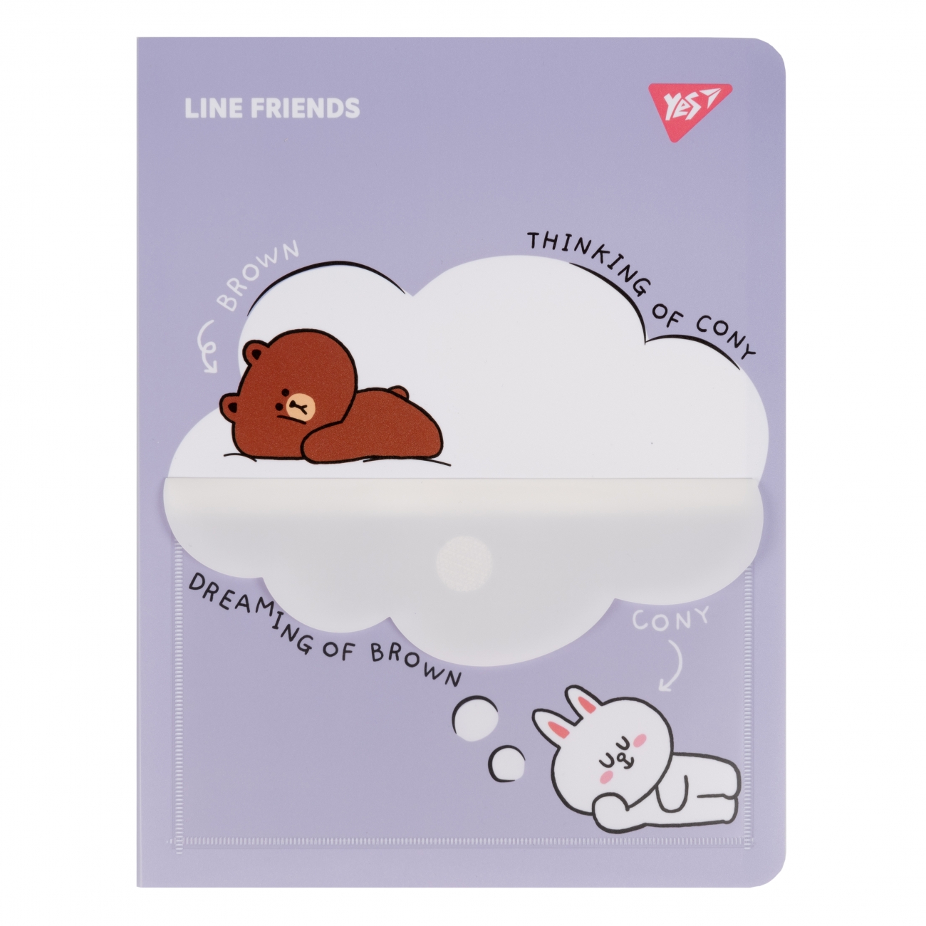 Папка А4 з 20ф. «Line Friends» з кишенею