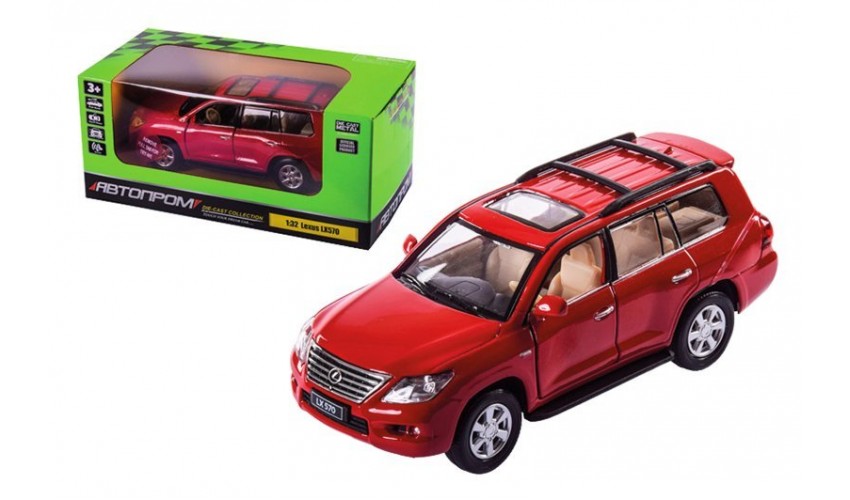 Машина металева LexusLX570,1:32,на бат-ці, світ., звук, відчин. двері, КІ