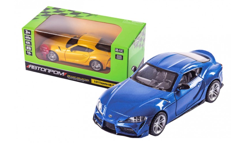 Машина металева ToyotaSupra[US], 1:31,на бат-ці, світ., звук, відчин. двері КІ