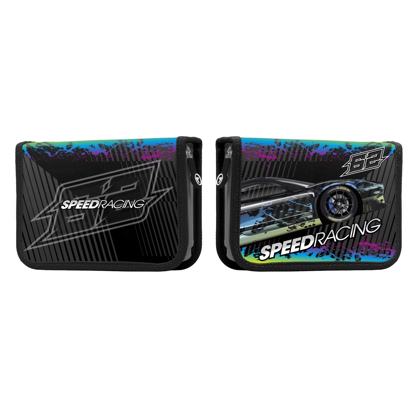 Пенал «1В» Speed Racing тв., одинарний