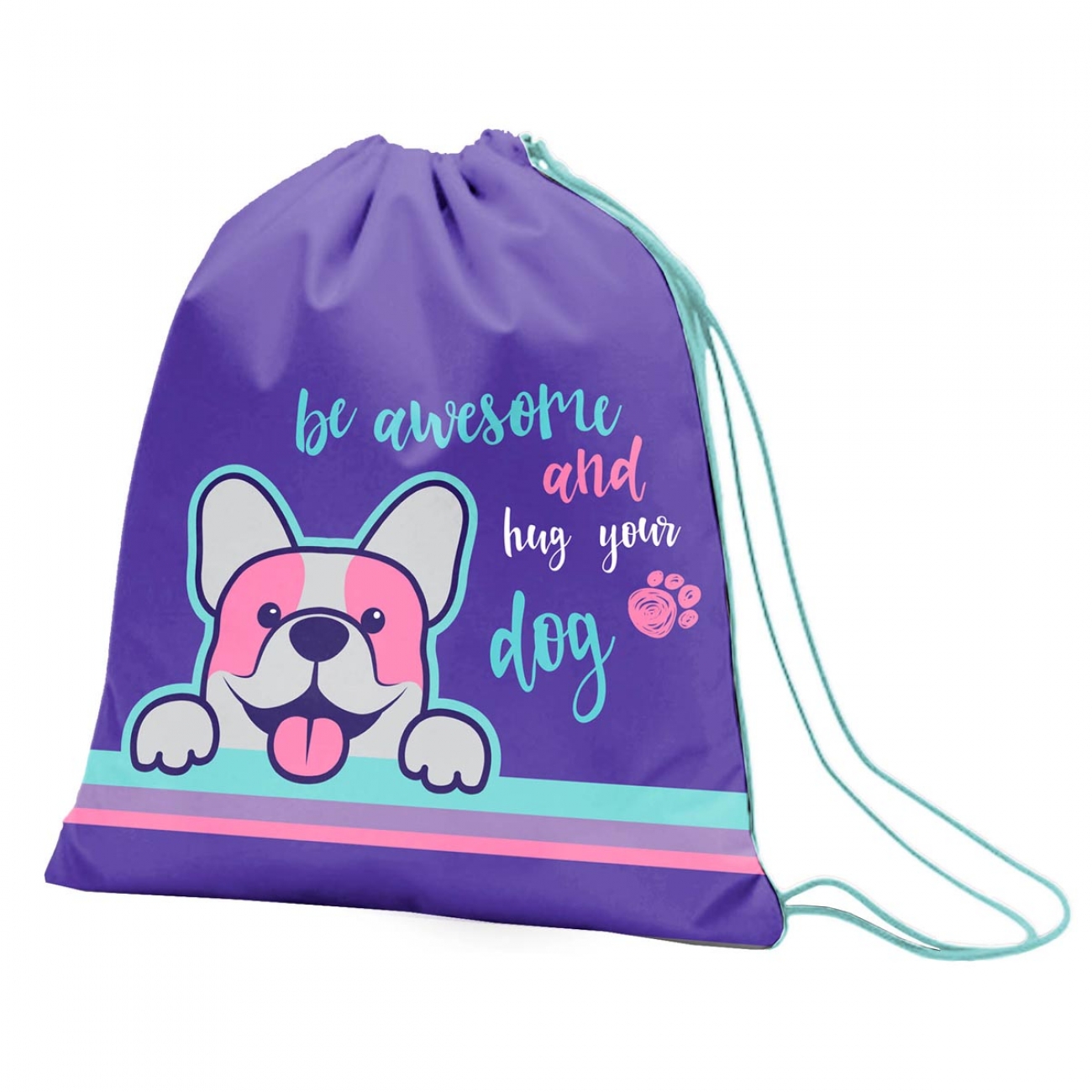 Сумка для взуття «1В» Corgi фіолетовий 1 відділення, 1 кишеня