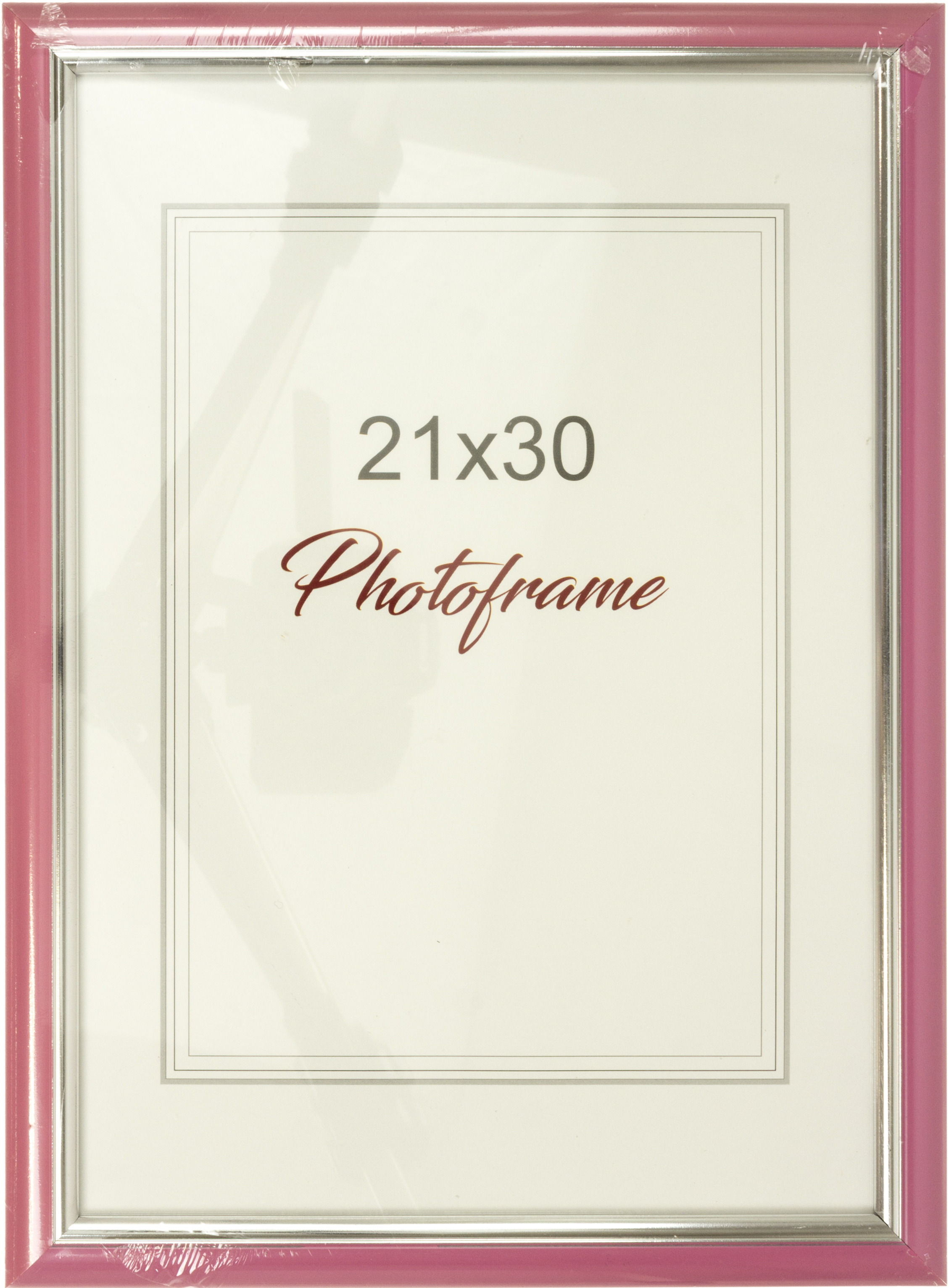 Фоторамка 21×30 рожева