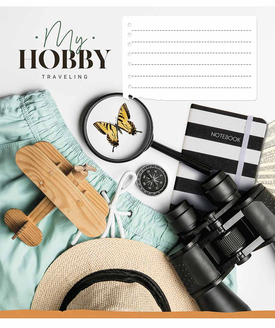 Зошит 24 аркуші лінія «My hobby» ВД-лак
