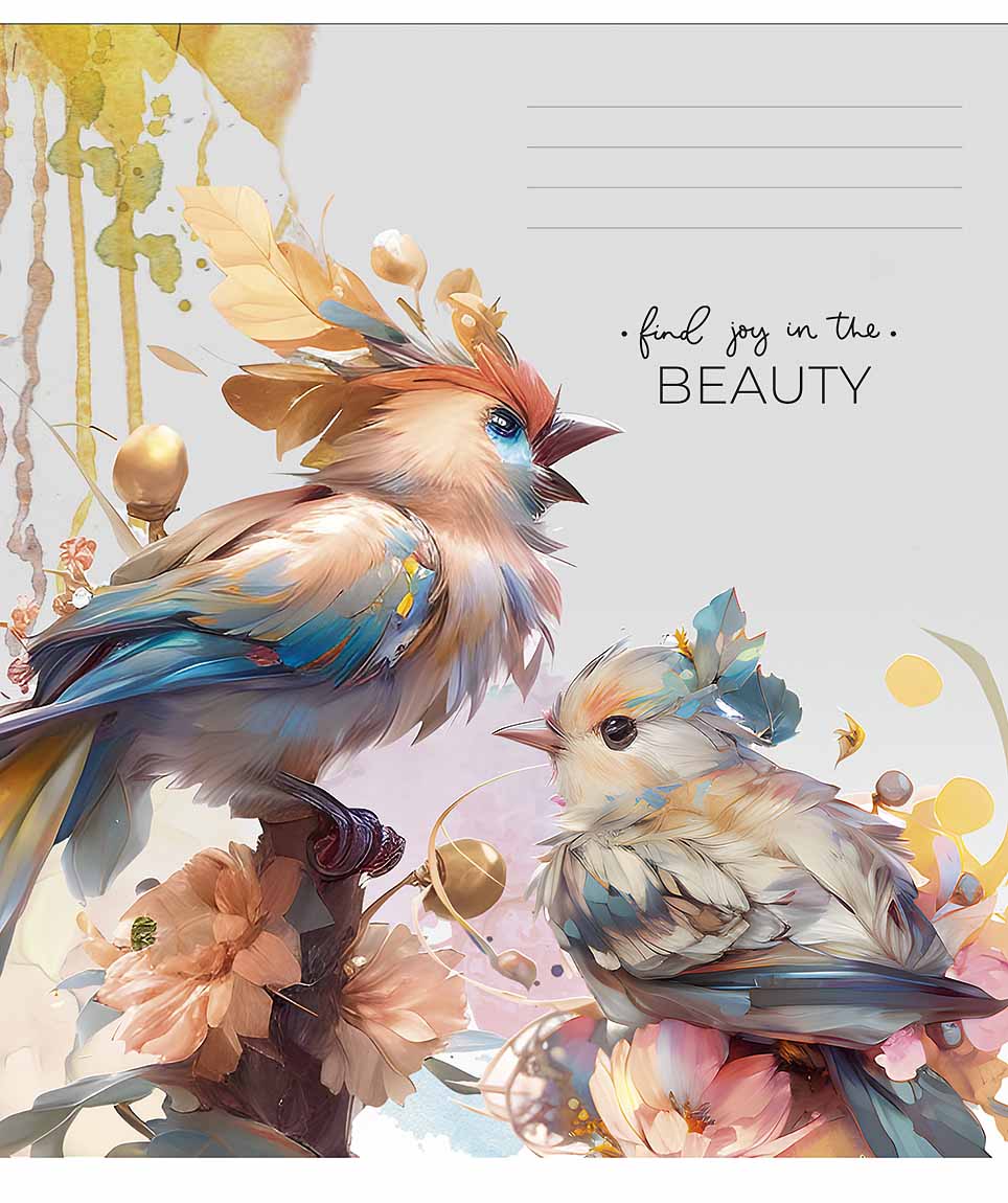 Зошит 48 аркушів лінія «Beauty» ВД-лак