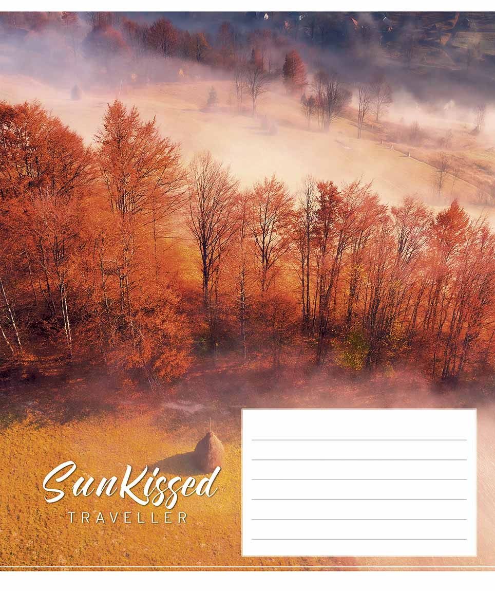 Зошит 24 аркуші клітинка «Sun kissed» ВД-лак