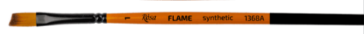 Пензлик художній Flame синтетика, кутова, коротка ручка №1