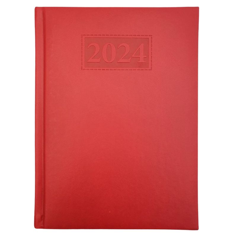 Щоденник А5 дат2026 Gentle червоний