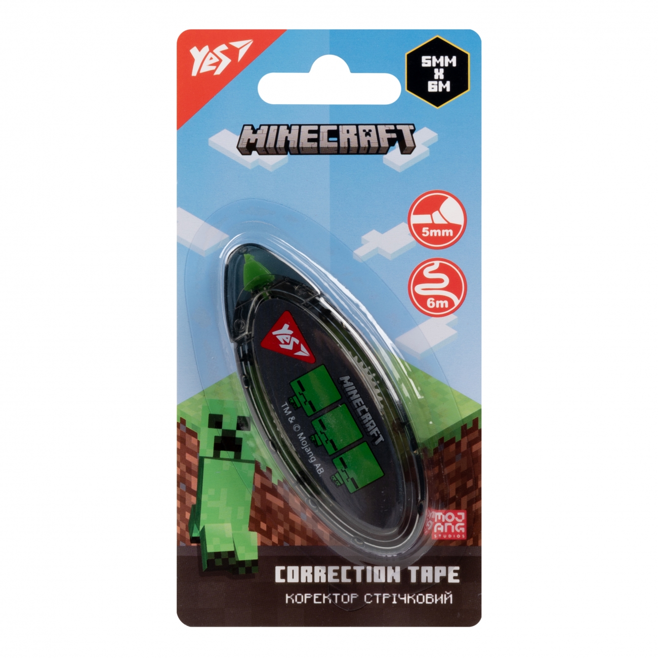 Коректор стрічк. Minecraft 5мх6мм