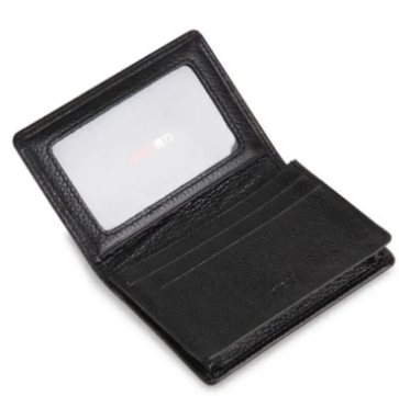 Візитниця Card Holder шкірзамінник чорна
