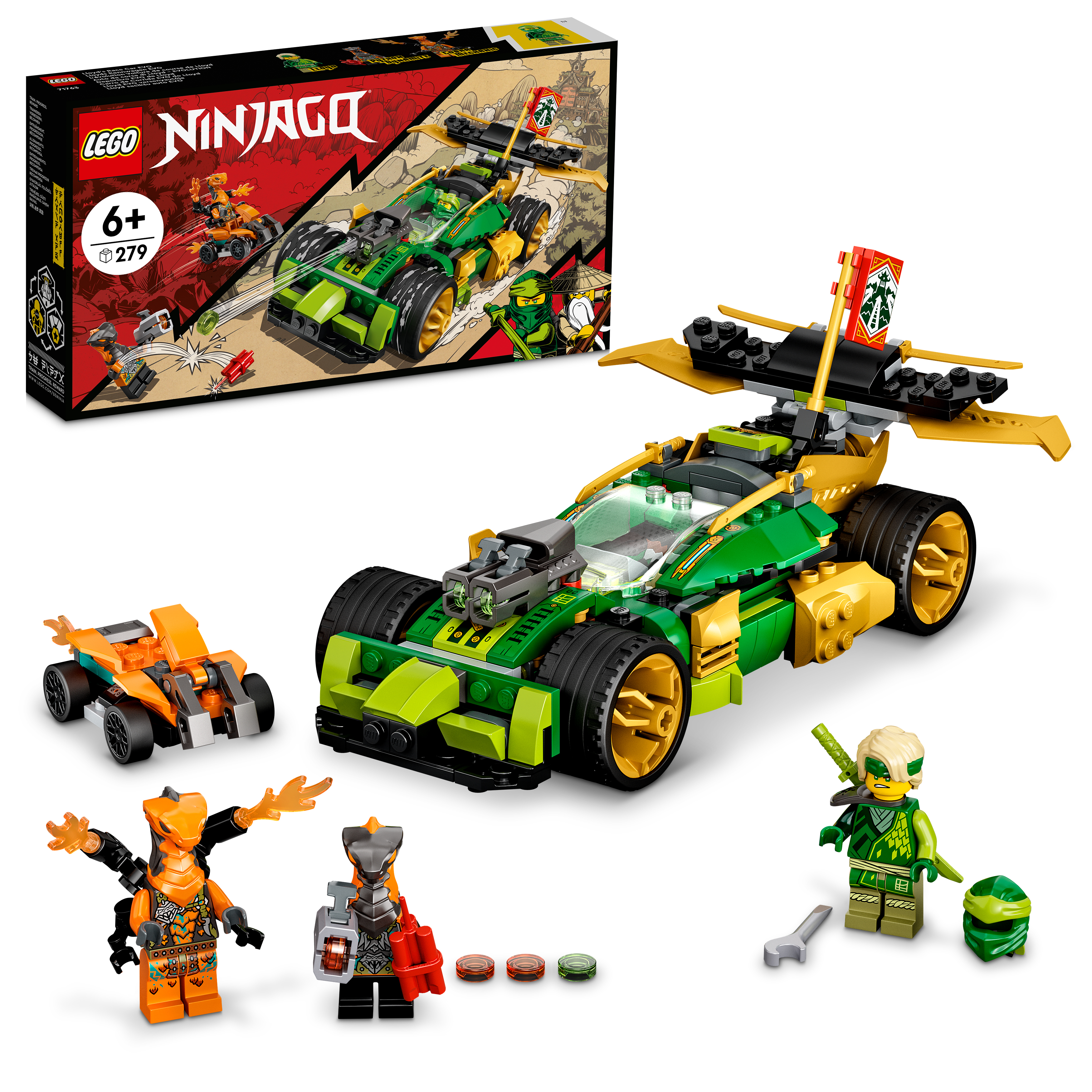 Конструктор Ninjago Гоночний автомобіль Ллойда EVO 6+