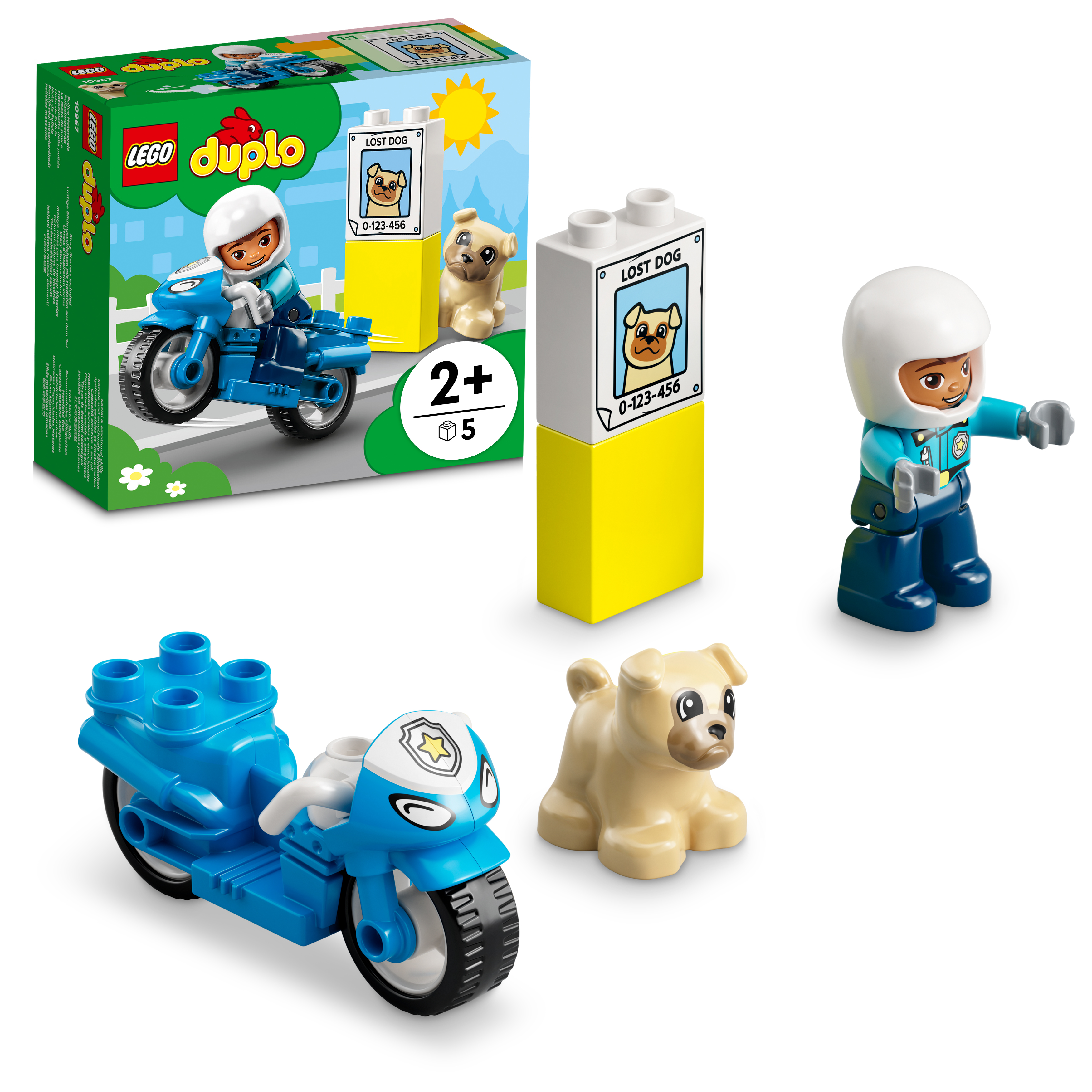 Конструктор DUPLO Поліцейський мотоцикл