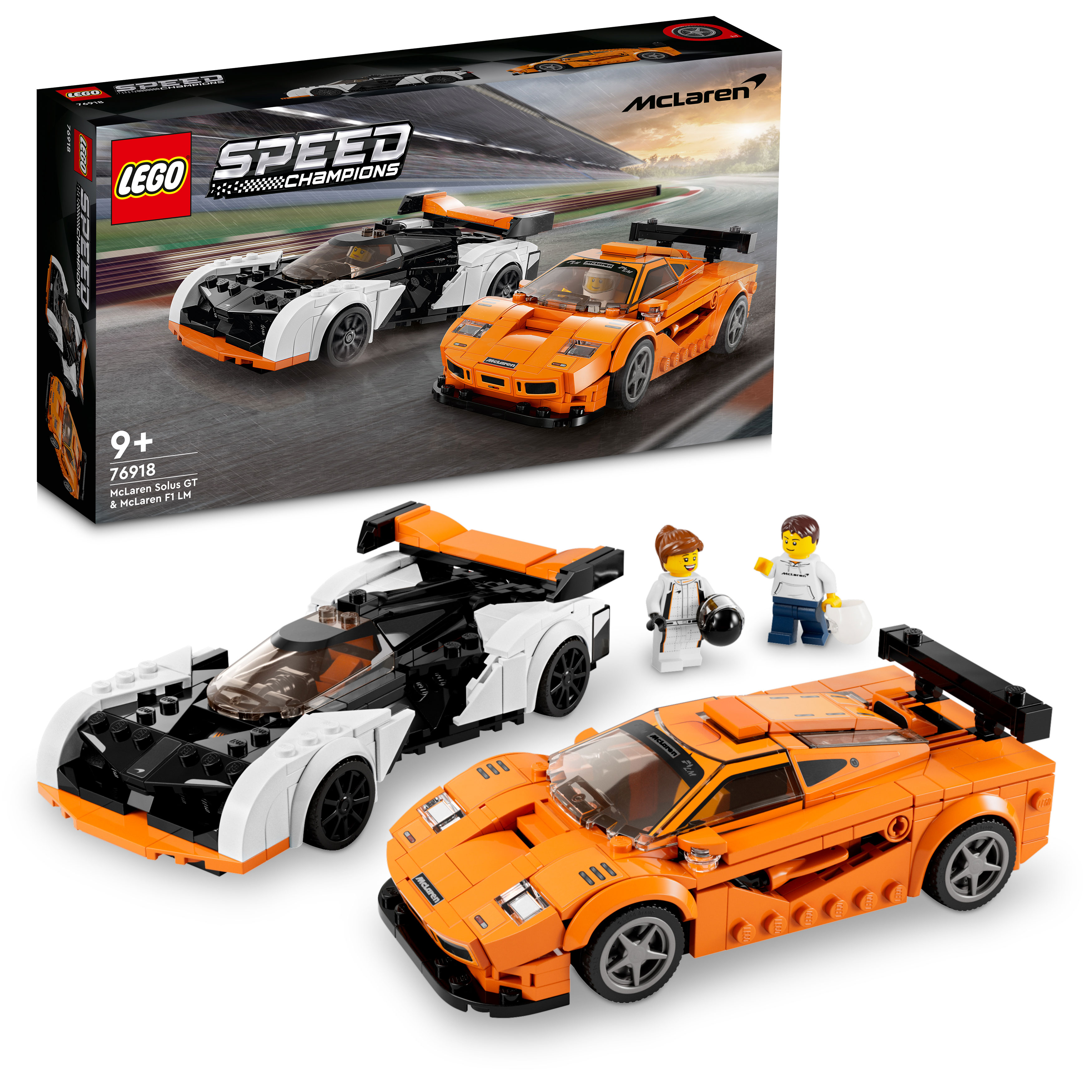 Конструктор Speed Champions McLaren Solus GT і McLaren F1 LM
