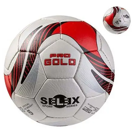 М'яч футбольний Pro Gold Selex черв. №RX-PGR