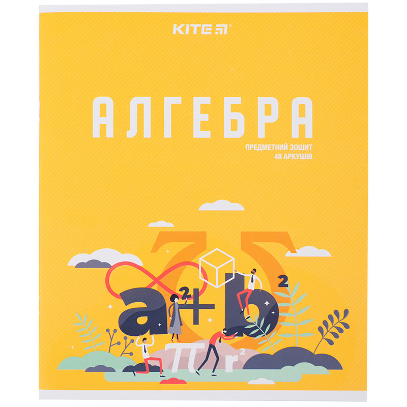 Зошит 48 аркушів клітинка Предметка-Алгебра софт тач+УФ, Urban