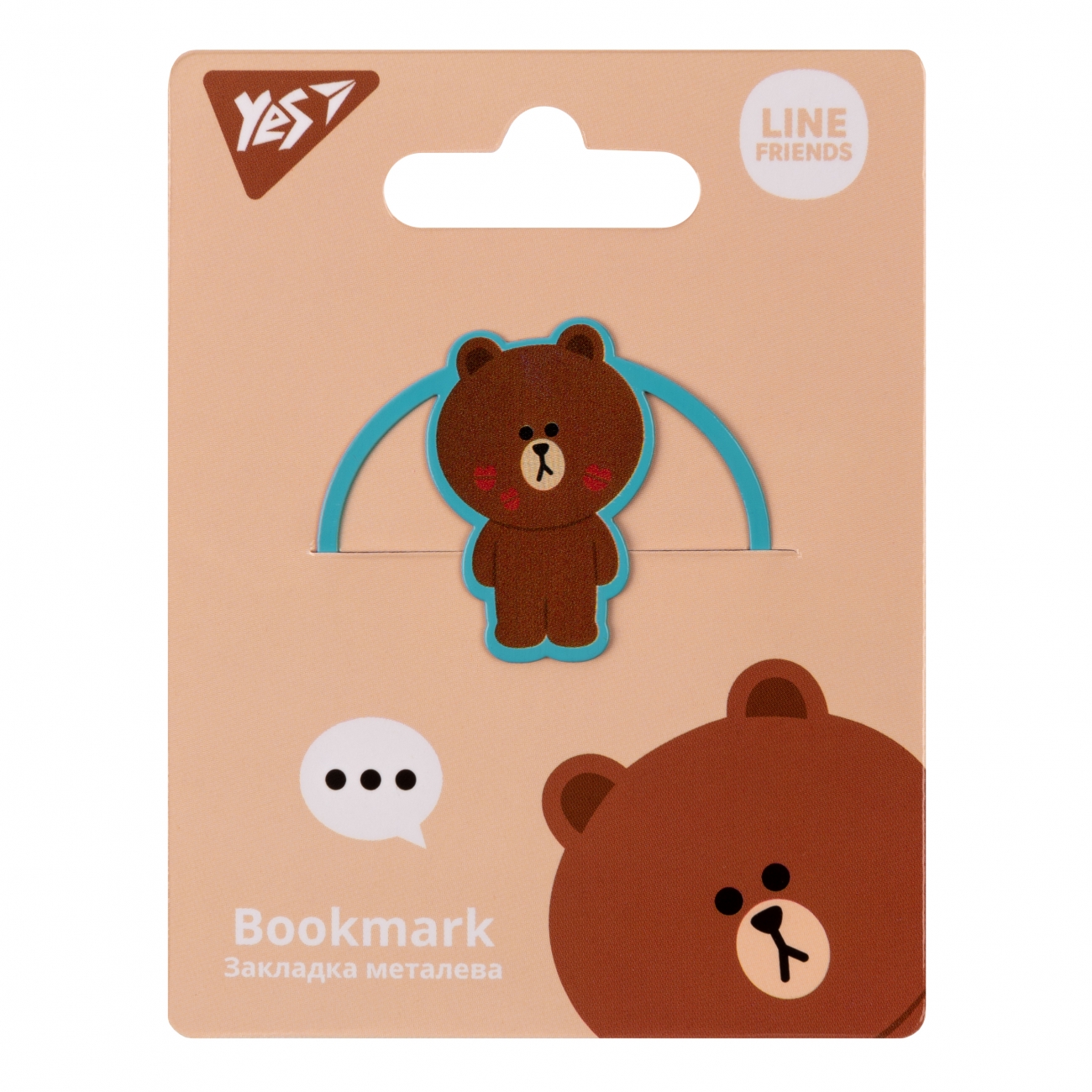 Закладка мет. Line Friends
