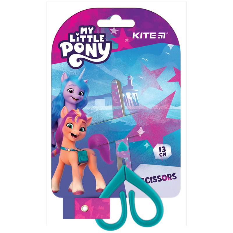 Ножиці дитячі Little Pony 13см з мал. на лезі, зелені