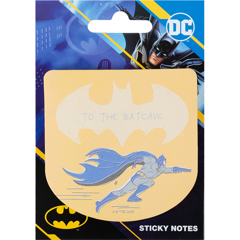 Блок/зам. липк. краєм 70×70мм 50 аркушів DC Comics