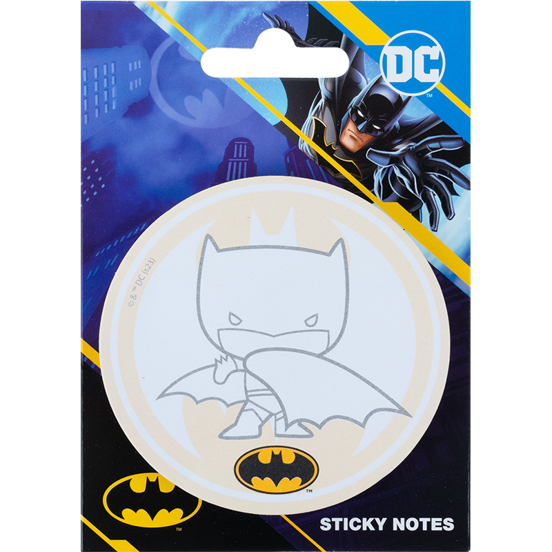 Блок/зам. липк. краєм 70×70мм 50 аркушів DC Comics