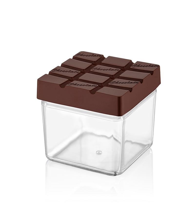 Контейнер для харч. прод. пластиковий «Qlux Chocolate&Biscuit» 0,5л