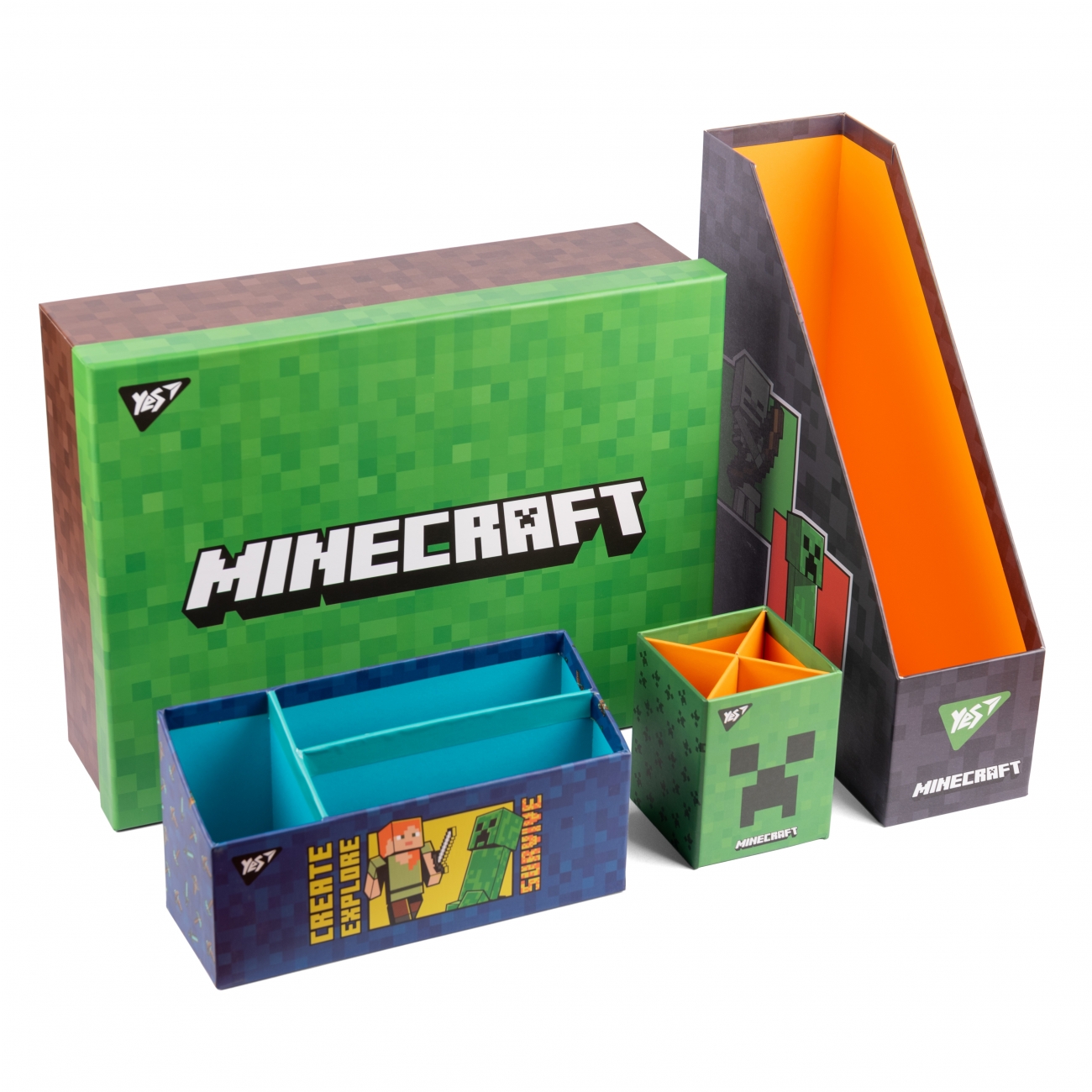 Набір канцтоварів 4 предмети Minecraft