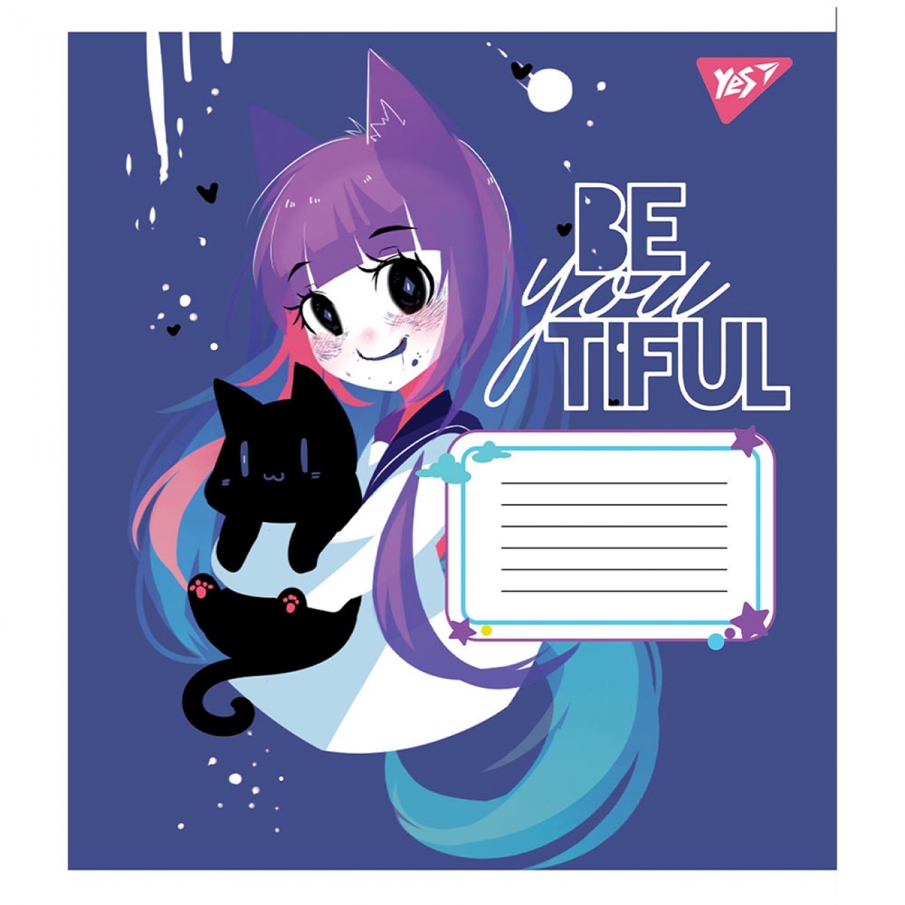 Зошит 12 аркушів лінія Be You Tiful