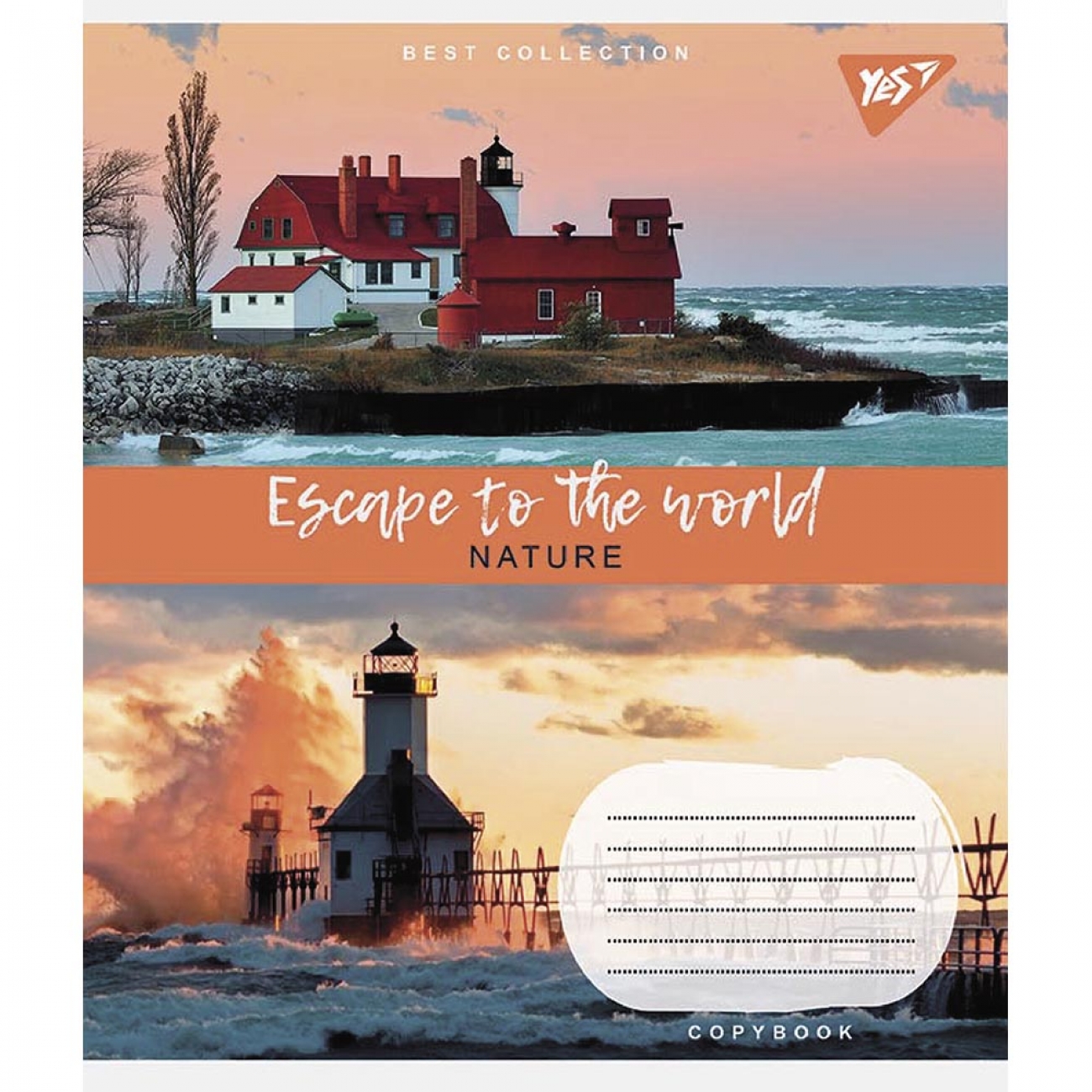 Зошит 96 аркушів лінія Escape to the world