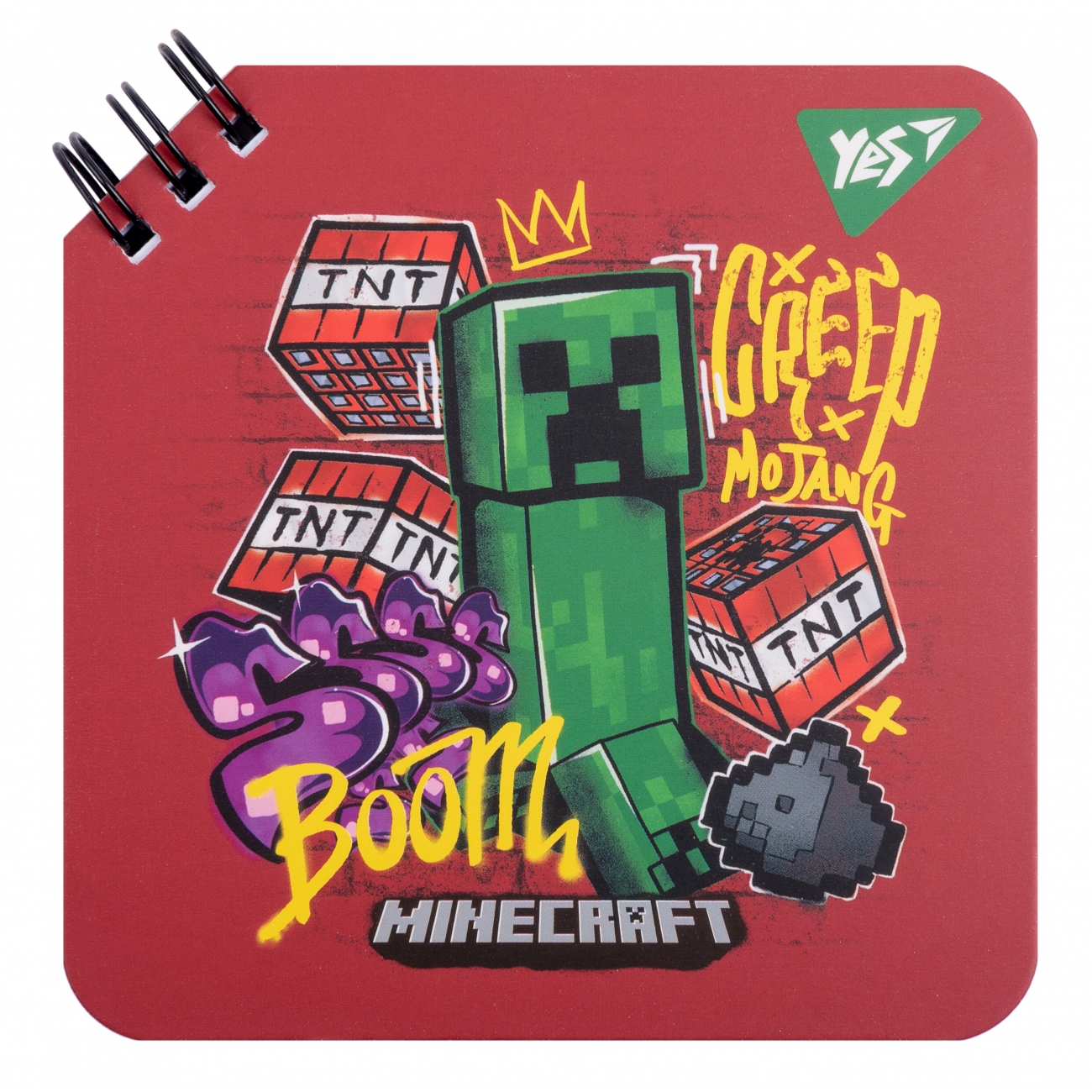 Блокнот пруж. подв. А7 80 аркушів Minecraft