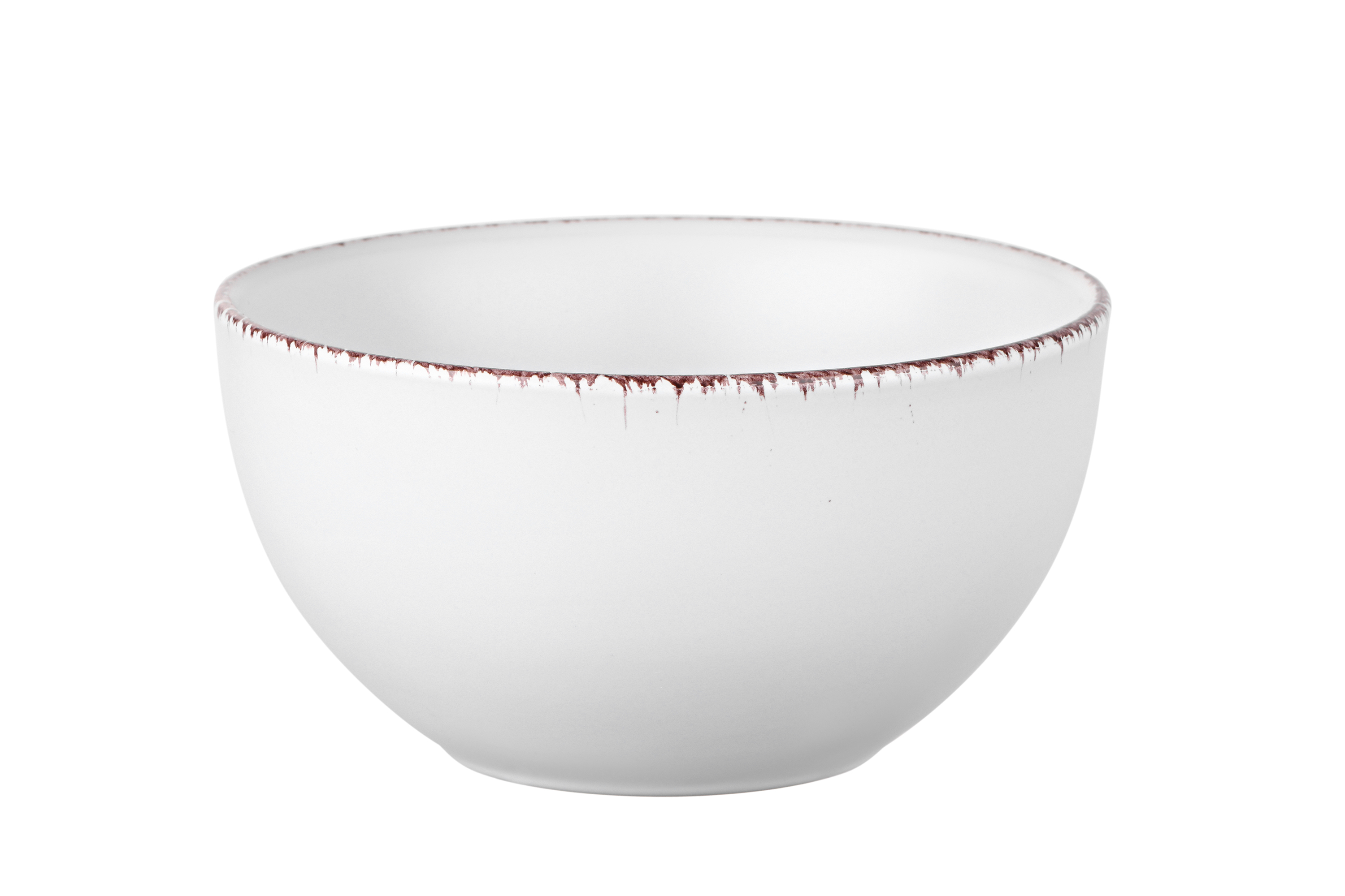 Салатник керамічний «Ardesto Lucca» Winter white 14см