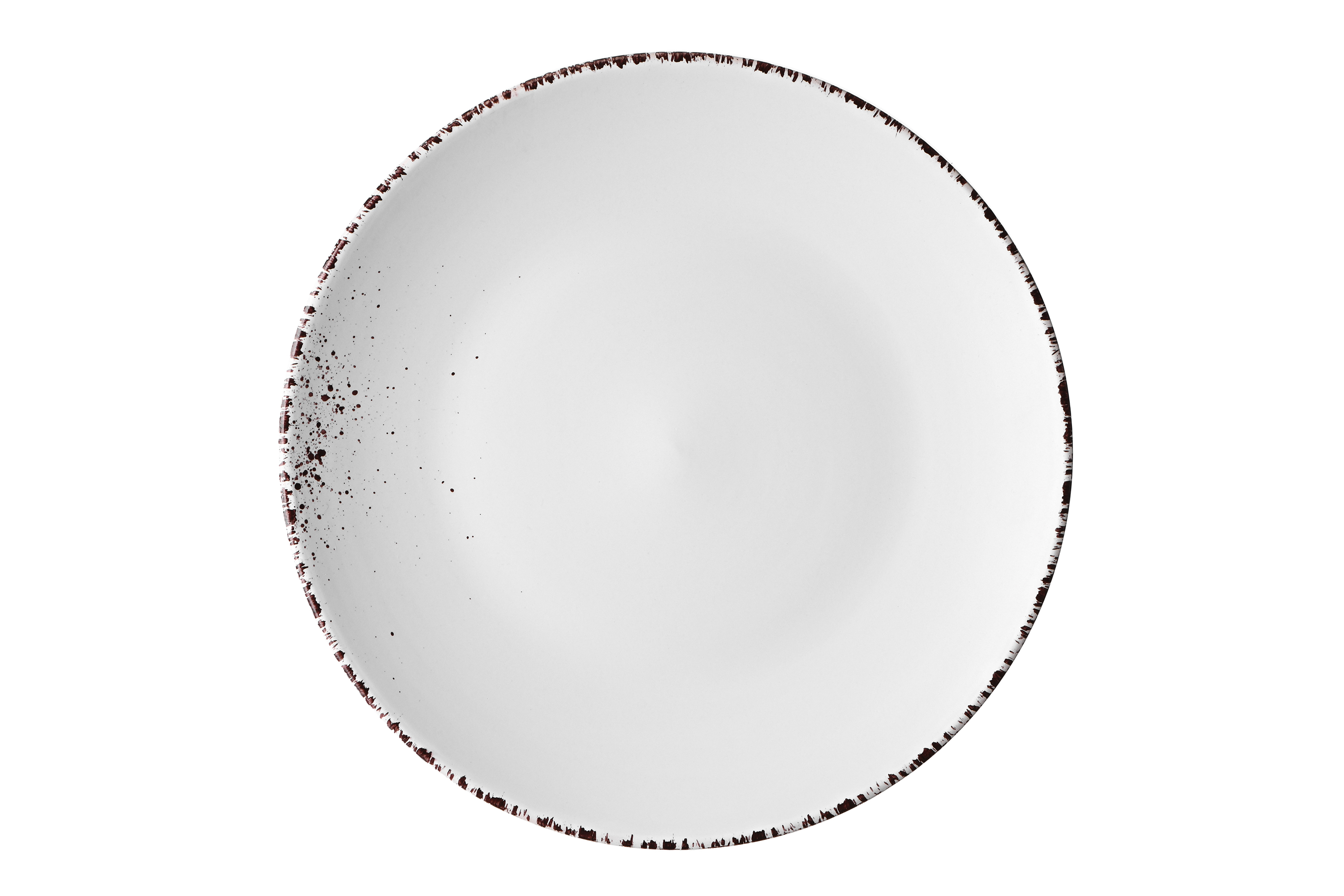 Тарілка десертна керамічна «Ardesto Lucca» Winter white 19см