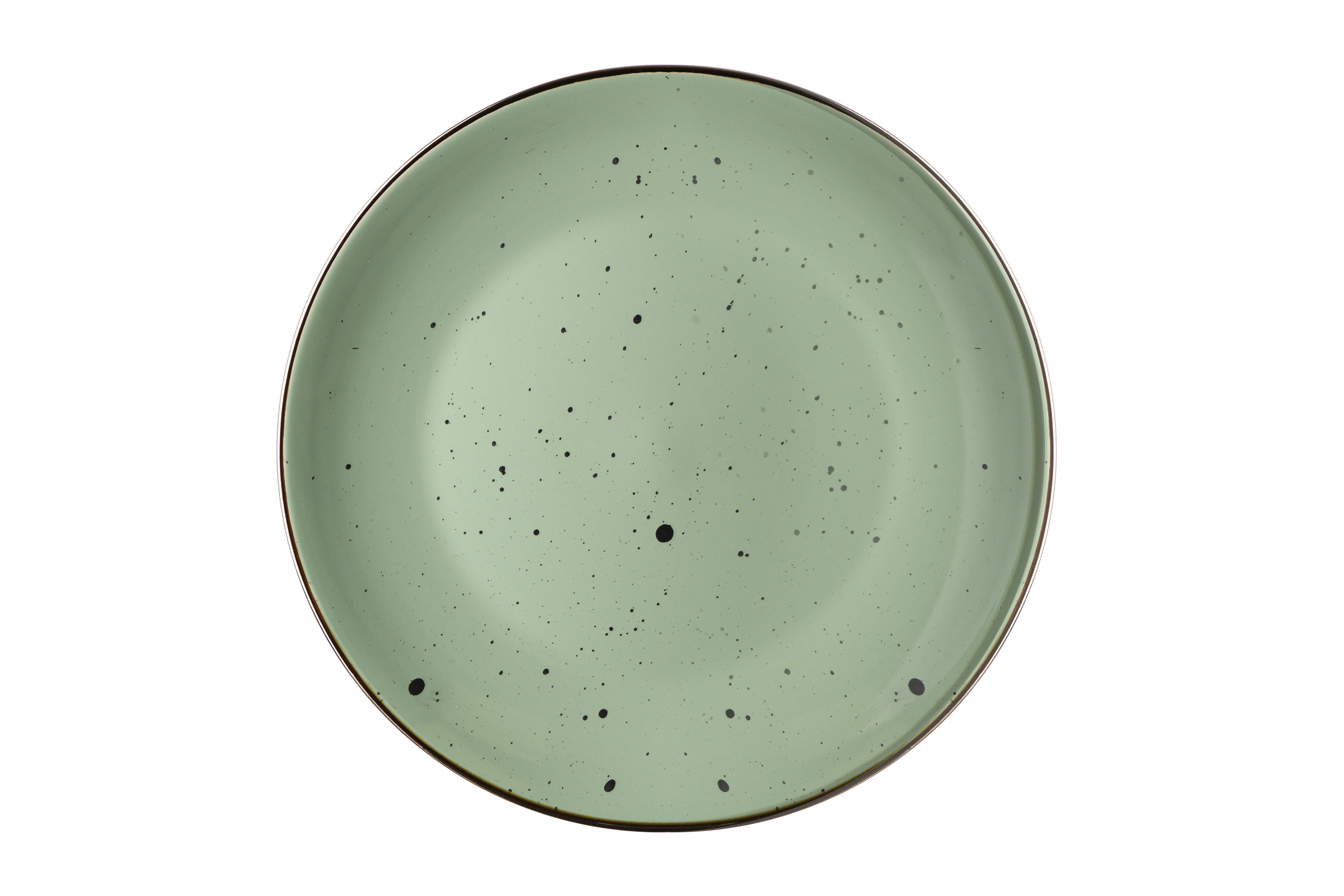 Тарілка обідня керамічна «Ardesto Bagheria» Pastel green 26см