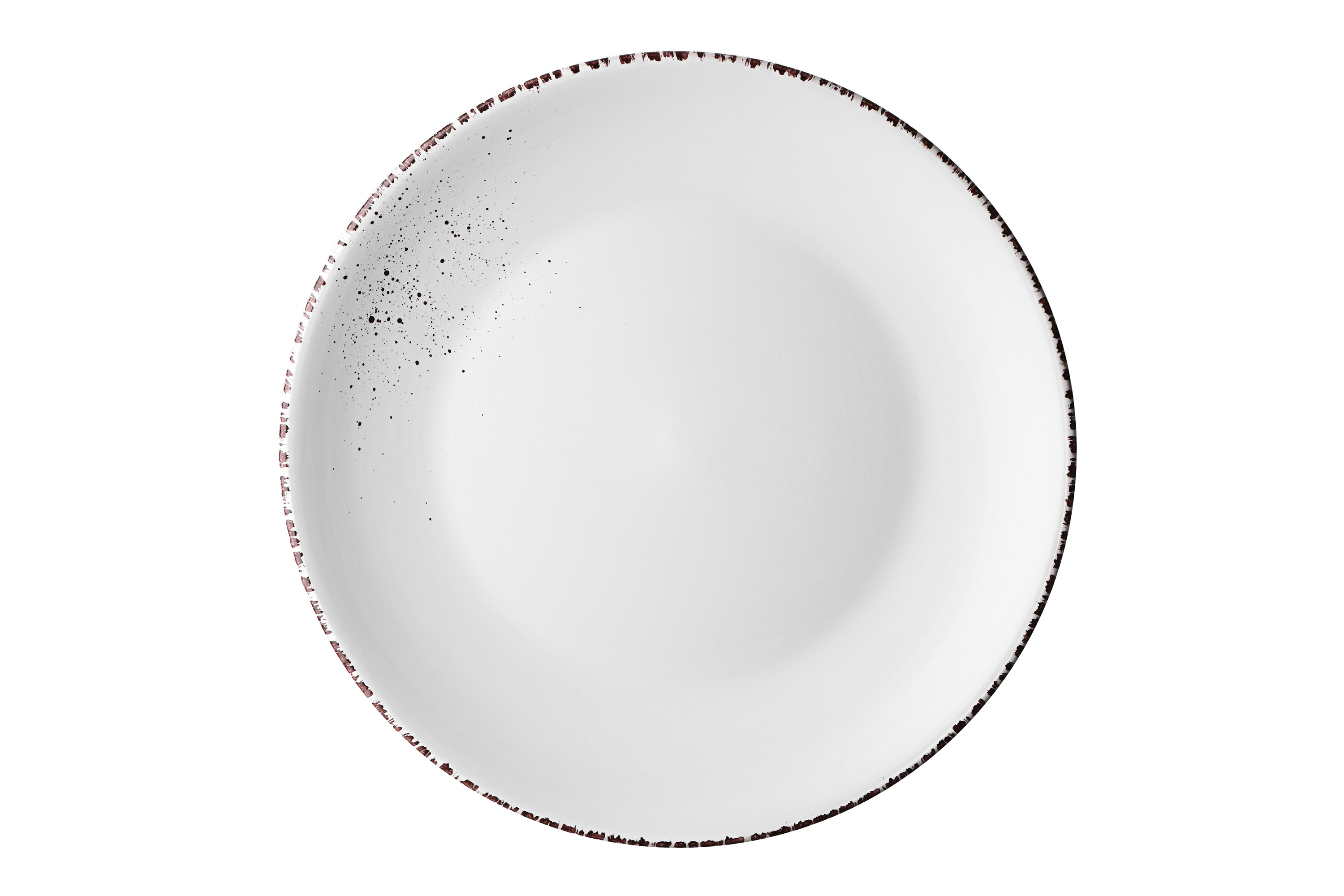 Тарілка обідня керамічна «Ardesto Lucca» Winter white 26см
