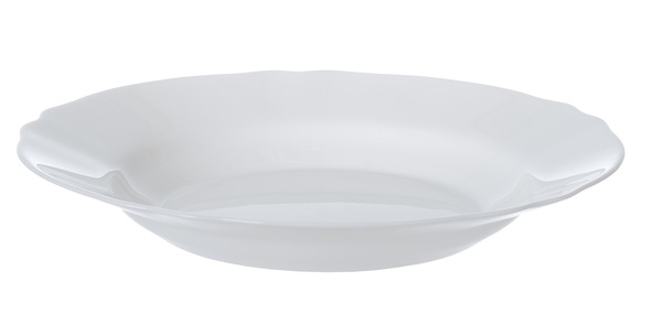 Тарілка супова скло «Luminarc.Louis XV White» 23см