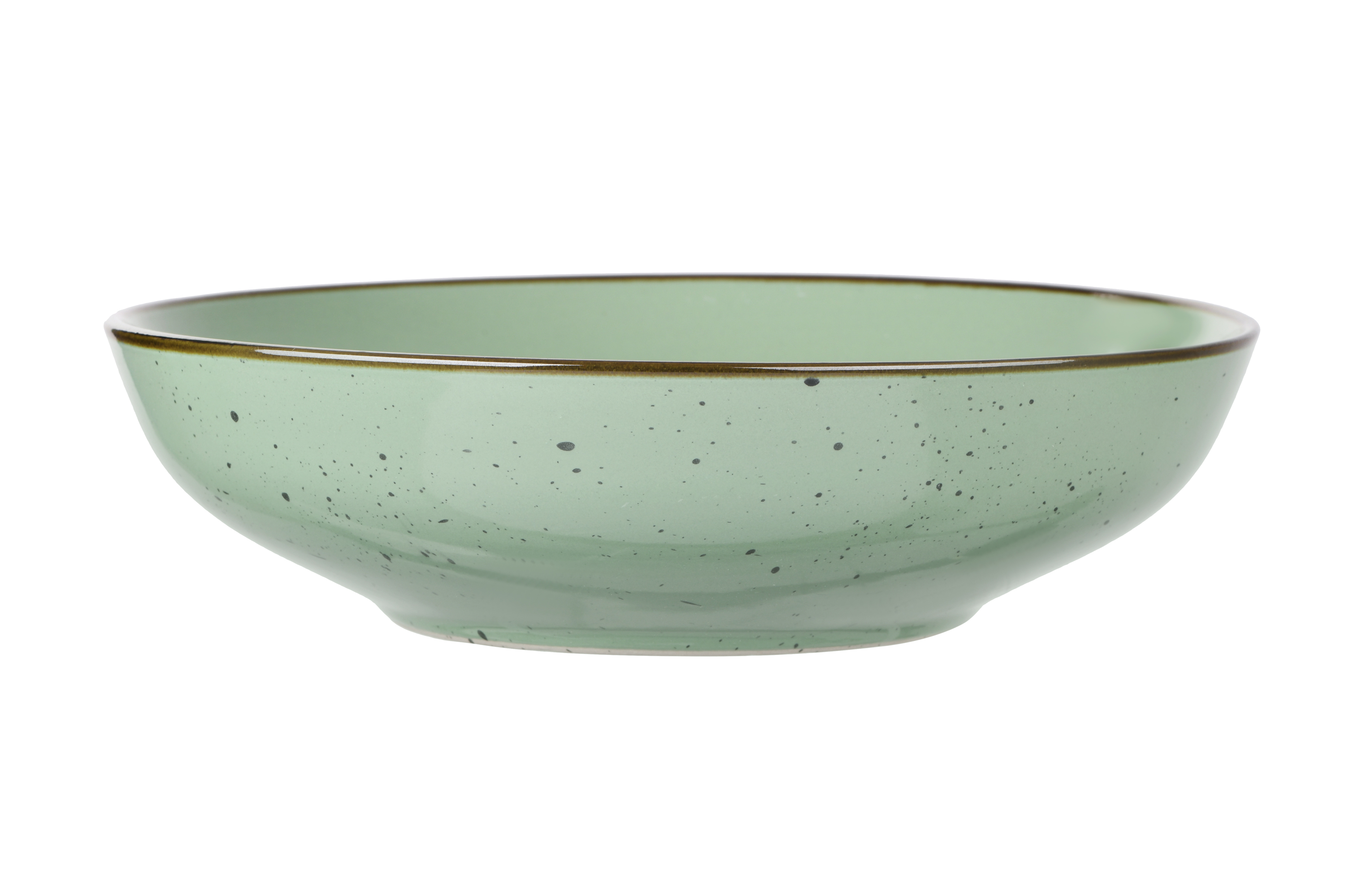 Тарілка супова керамічна «Ardesto Bagheria» Pastel green 20см