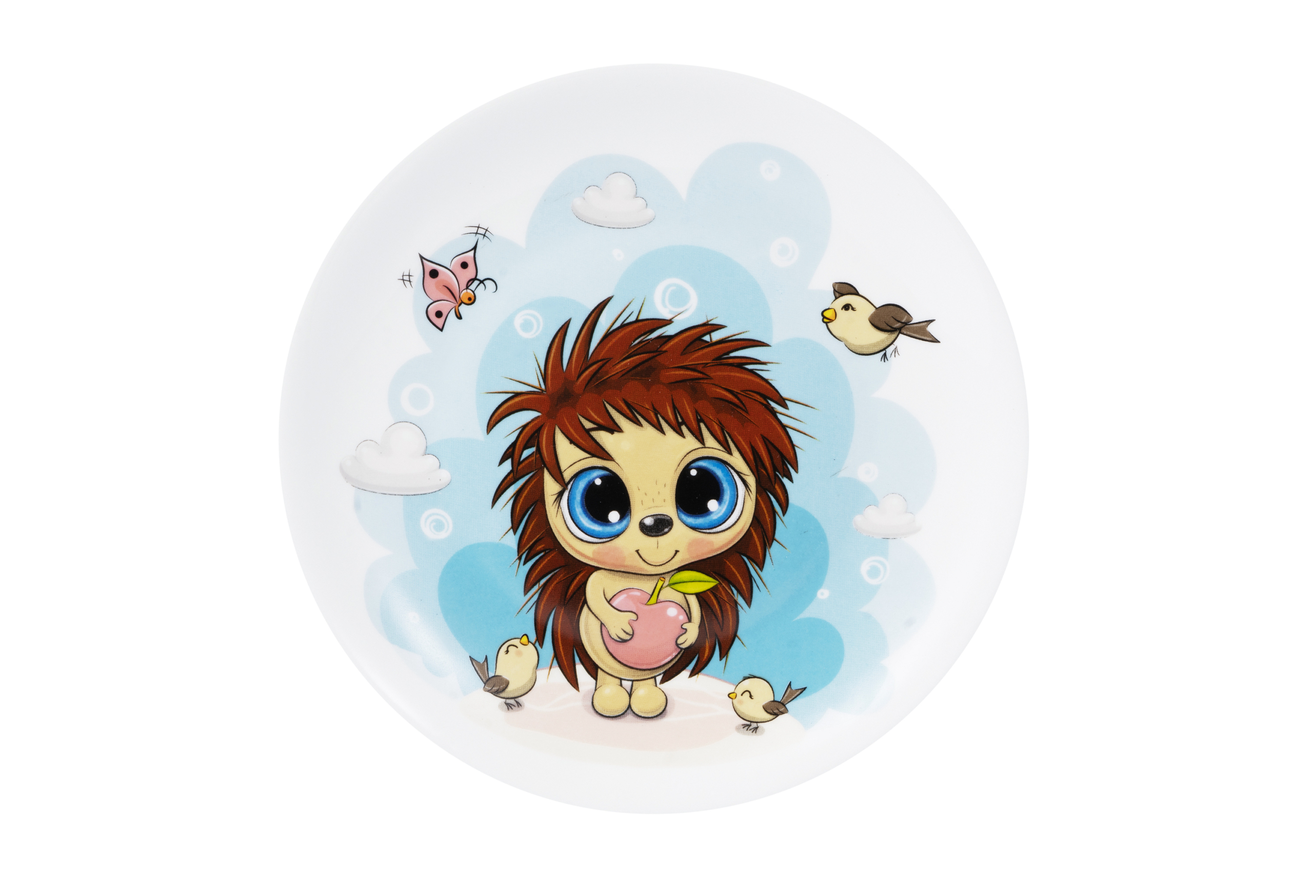 Тарілка керамічна «Ardesto Sweet hedgehogl» 20cм