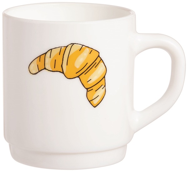 Чашка керамічна 250мл «Luminarc.Pop Gourmandise Croissant»