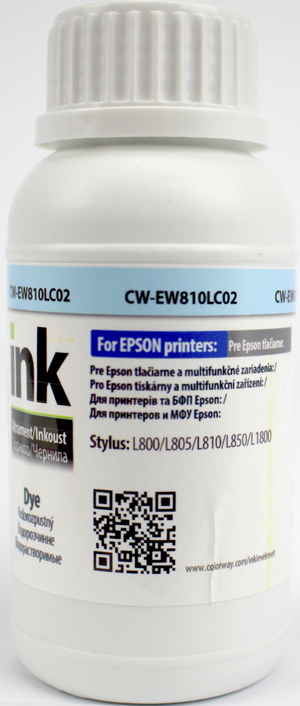 Чорнило Epson L-800/810/850/CW-EW810LC02 200мл light cyan