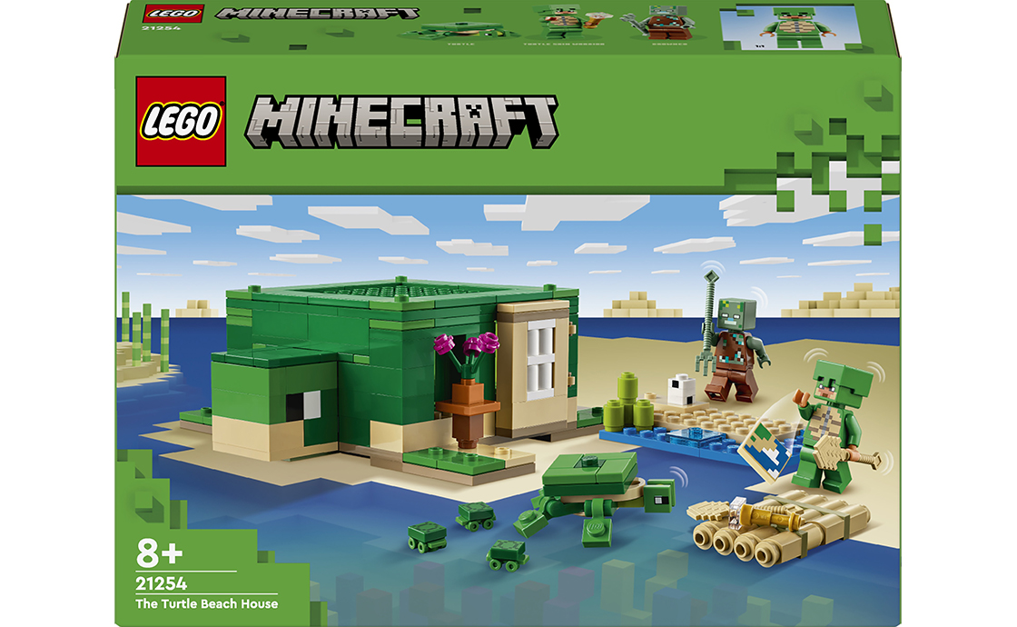 Конструктор Minecraft Пляжний будинок у формі черепахи