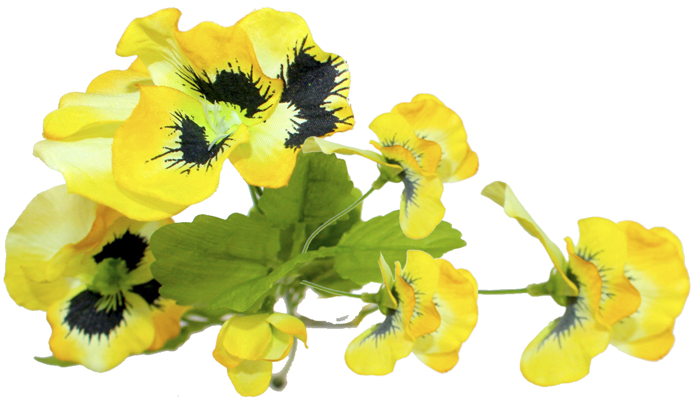 Братки 43 см жовті /yellow