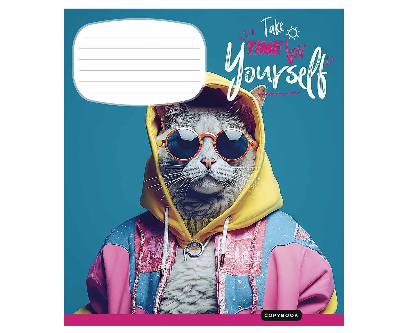 Зошит 18 аркушів лінія «For Yourself» ВД-лак